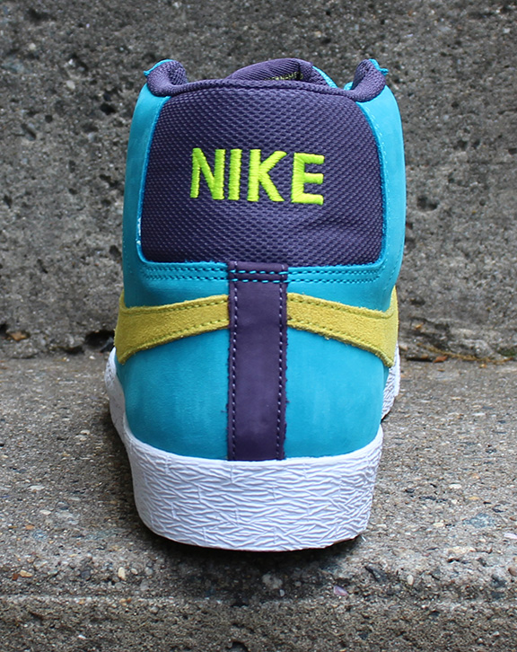 Nike SB Blazer Premium Aquamarine / Electrolime / White / Dark